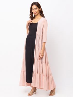 pink georgette shrug - 18209215 - Standard Image - 3