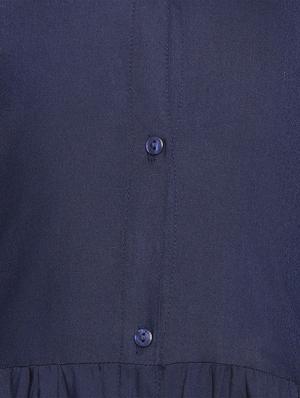 navy blue solid frock - 18209605 - Standard Image - 3