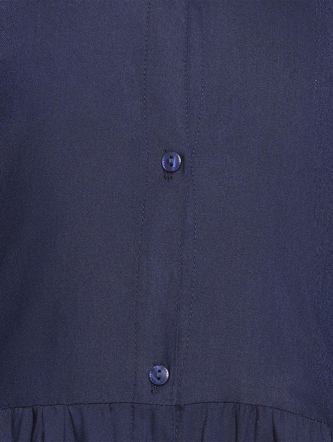 navy blue solid frock - 18209605 - Zoom Image - 3