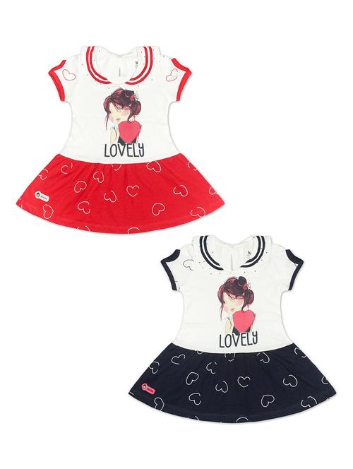 pack of 2 printed frock - 18209798 - Standard Image - 1