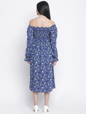 off shoulder floral maxi dress - 18210688 - Standard Image - 3