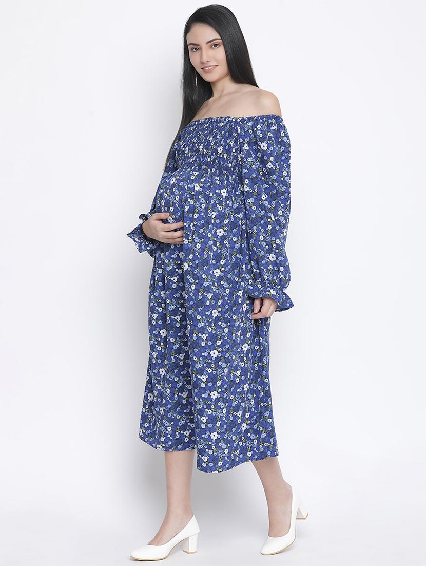 off shoulder floral maxi dress - 18210688 - Zoom Image - 2