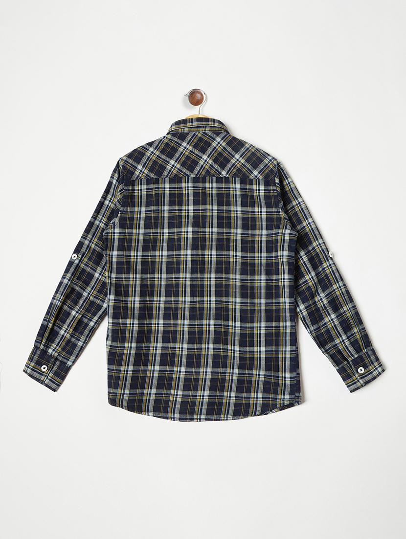 black checkered shirt - 18211413 - Zoom Image - 2