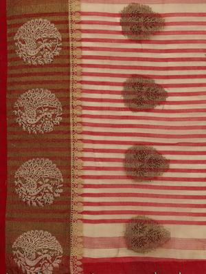 blue silk blend banarasi saree with blouse - 18211636 - Standard Image - 5