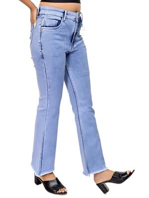 light blue solid plus jean - 18212449 - Standard Image - 2