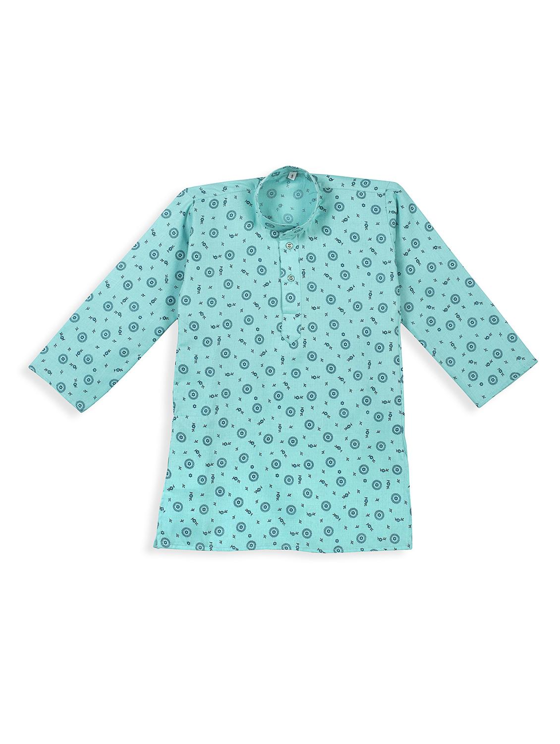 blue printed kurtas & kurta set - 18212537 - Zoom Image - 3