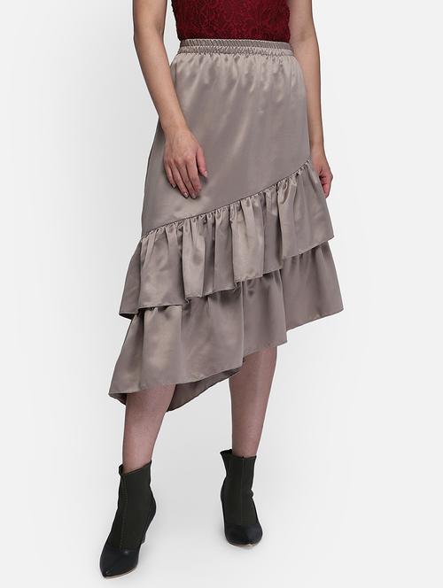 high rise ruffled layered skirt - 18213409 -  Standard Image - 0