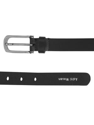 black leather belt - 18213897 - Standard Image - 4