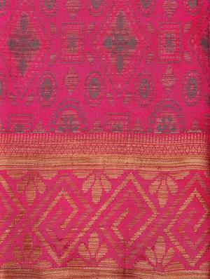 pink art silk kanjivaram saree with blouse - 18214861 - Standard Image - 4