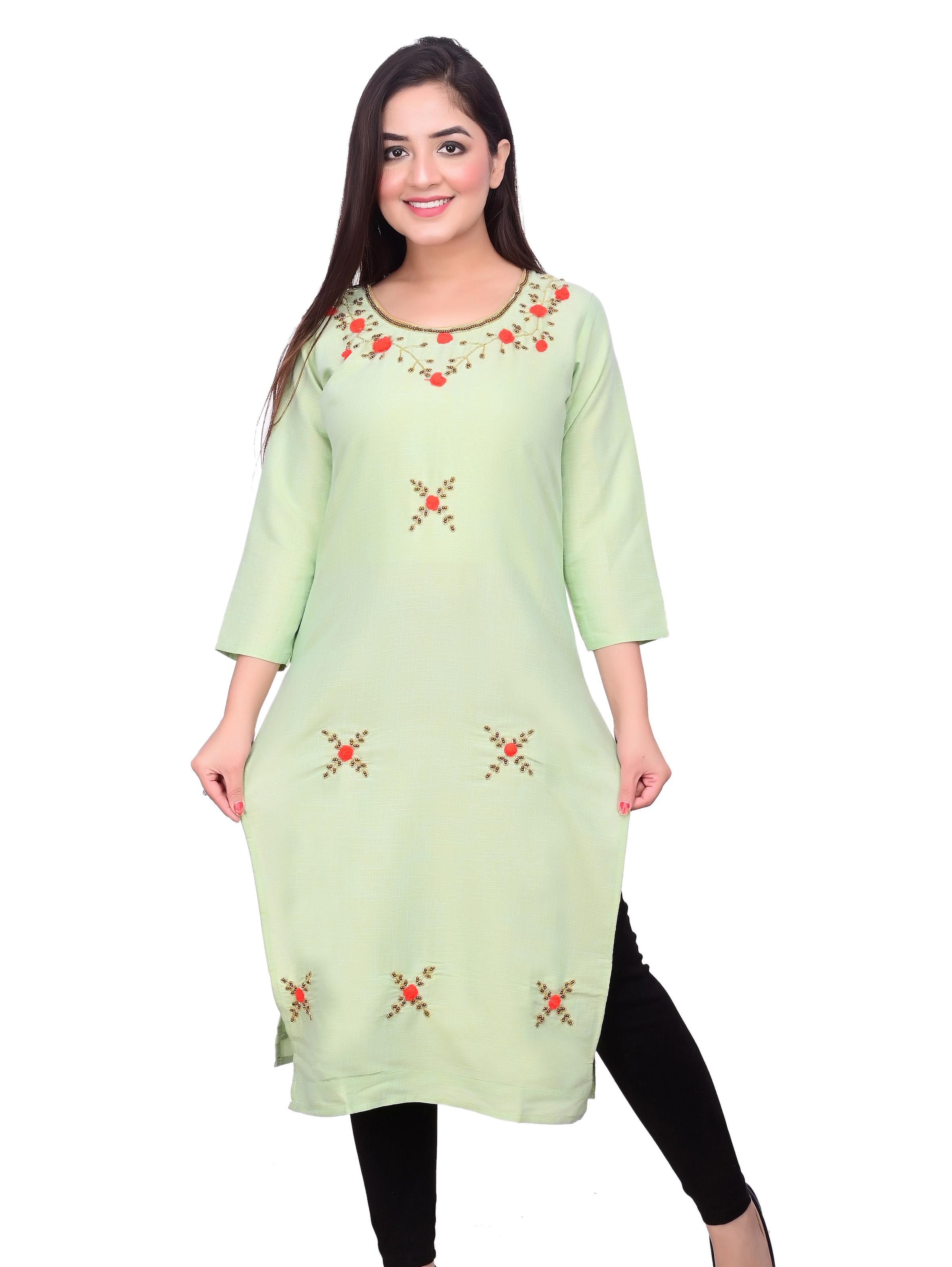 rayon kurti - 18216521 - Zoom Image - 5