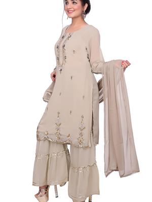 georgette kurti set - 18217168 - Standard Image - 6