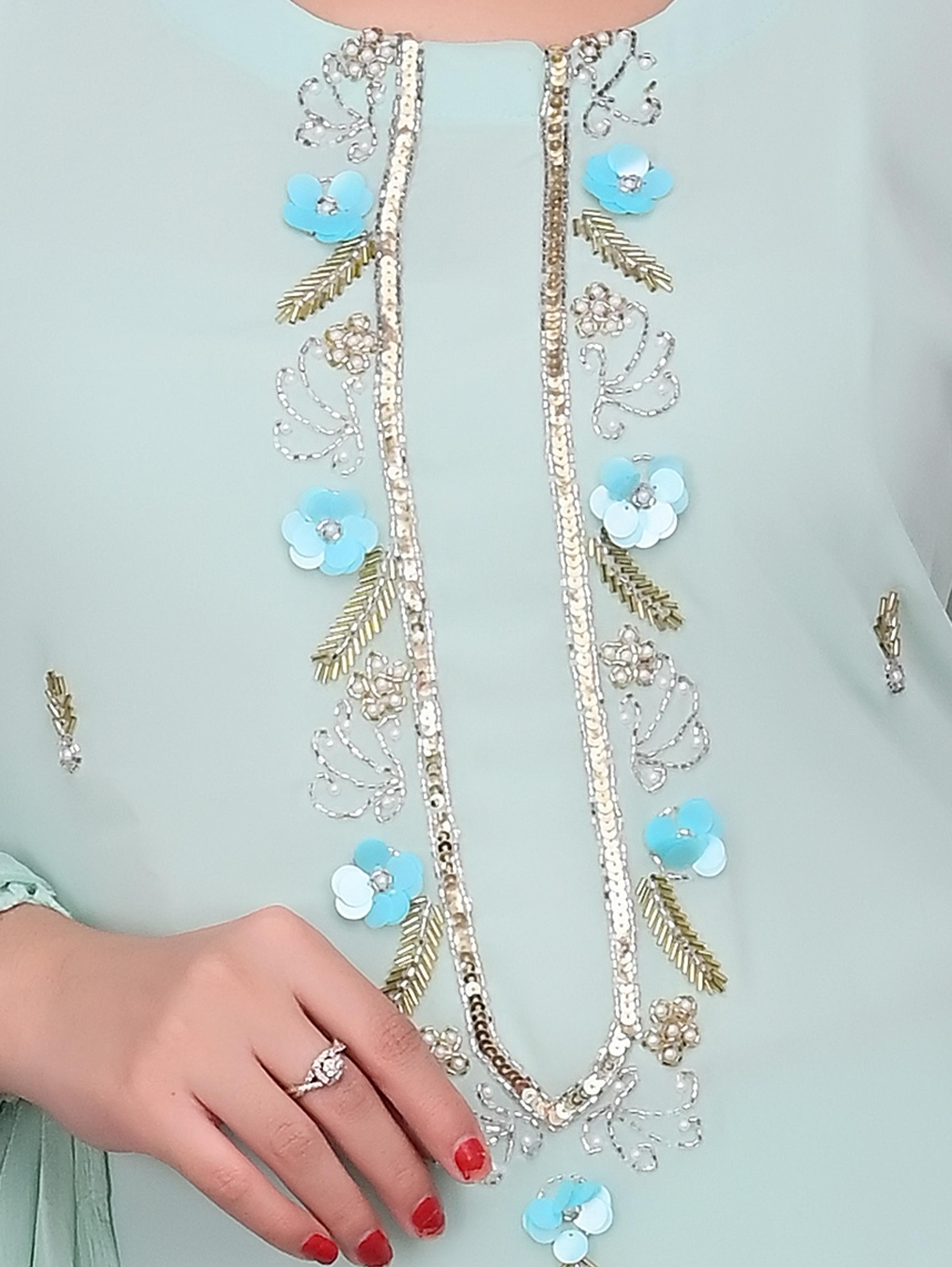 georgette kurti set - 18217169 - Zoom Image - 6