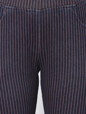 mid rise striped jegging - 18217490 - Standard Image - 5