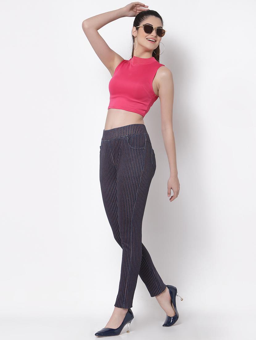 mid rise striped jegging - 18217490 - Zoom Image - 4