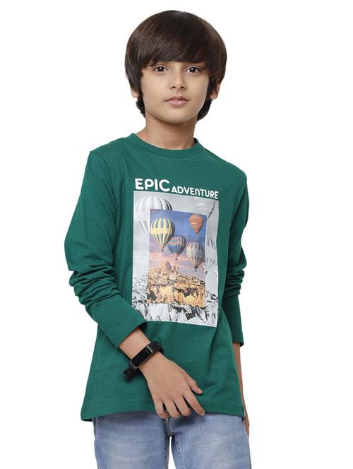 round neck graphic t-shirt - 18218588 - Standard Image - 1