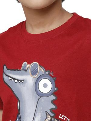 round neck graphic t-shirt - 18218620 - Standard Image - 5
