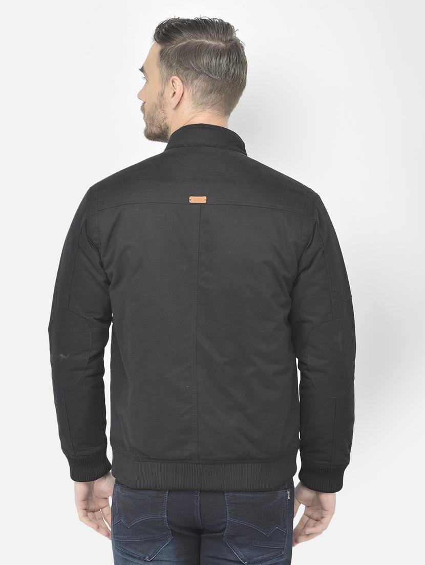 black solid casual jacket - 18218825 - Zoom Image - 3