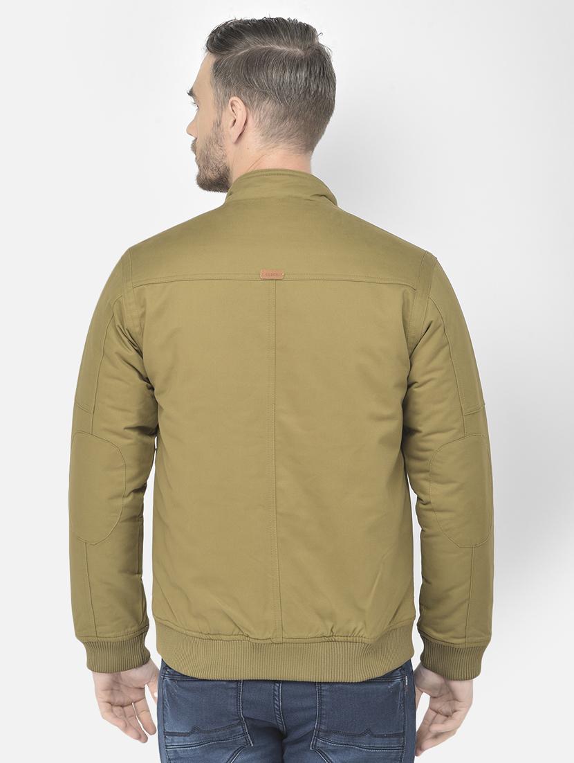 beige solid casual jacket - 18218826 - Zoom Image - 4