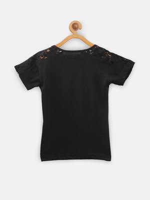 black solid regular top - 18218887 - Standard Image - 2