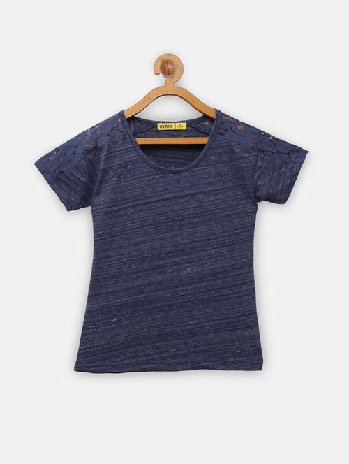 blue solid regular top - 18218888 - Very Small Image - 1