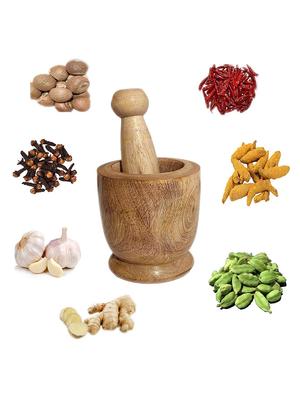 buzykart® wooden pestle set - 18219005 - Standard Image - 4
