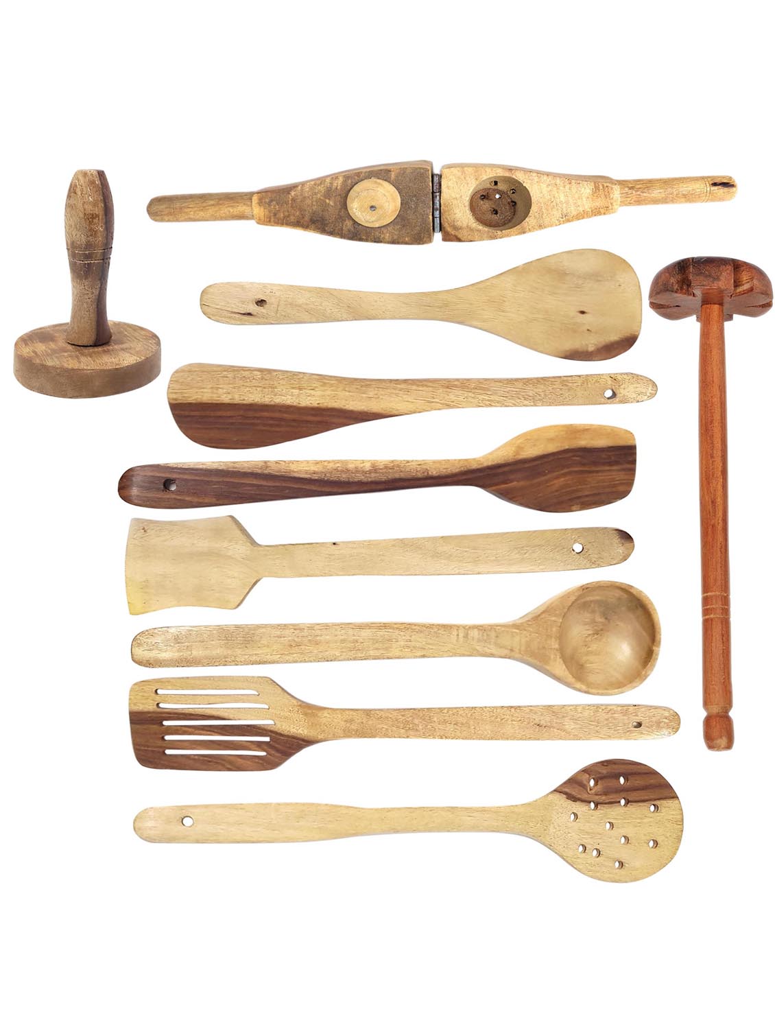 buzykart® wooden ladle set of 10 pieces - 18219018 - Zoom Image - 2