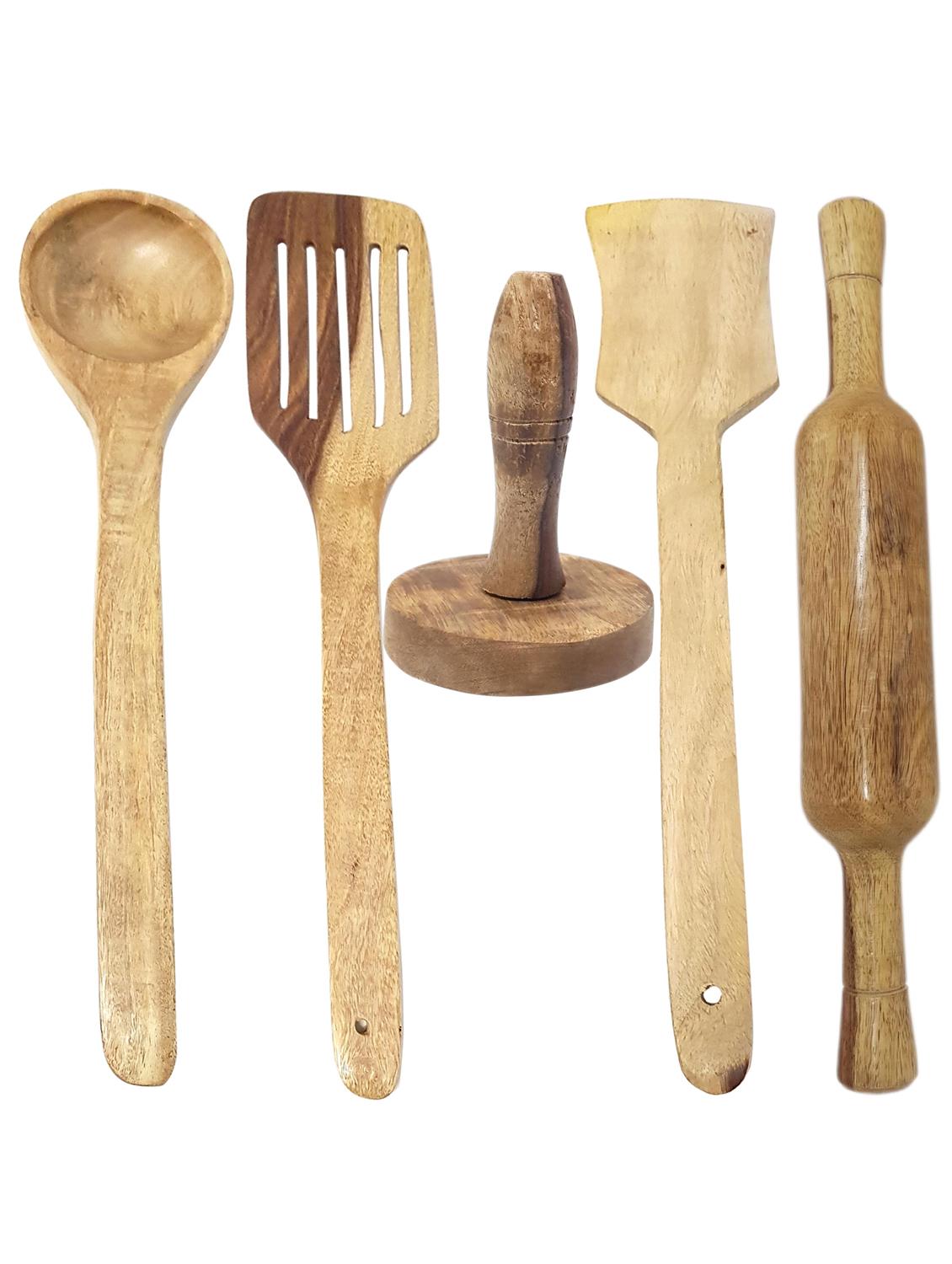 buzykart® wooden tools of kitchen (set of 5) - 18219044 - Zoom Image - 2