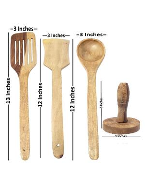 buzykart® wooden tools of kitchen (set of 4) - 18219046 - Standard Image - 4