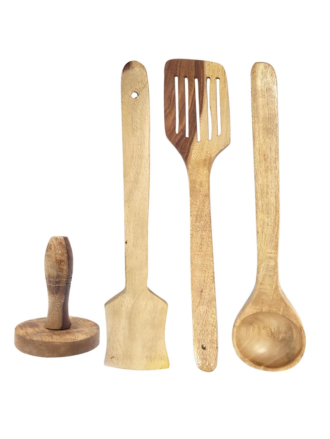 buzykart® wooden tools of kitchen (set of 4) - 18219046 - Zoom Image - 2
