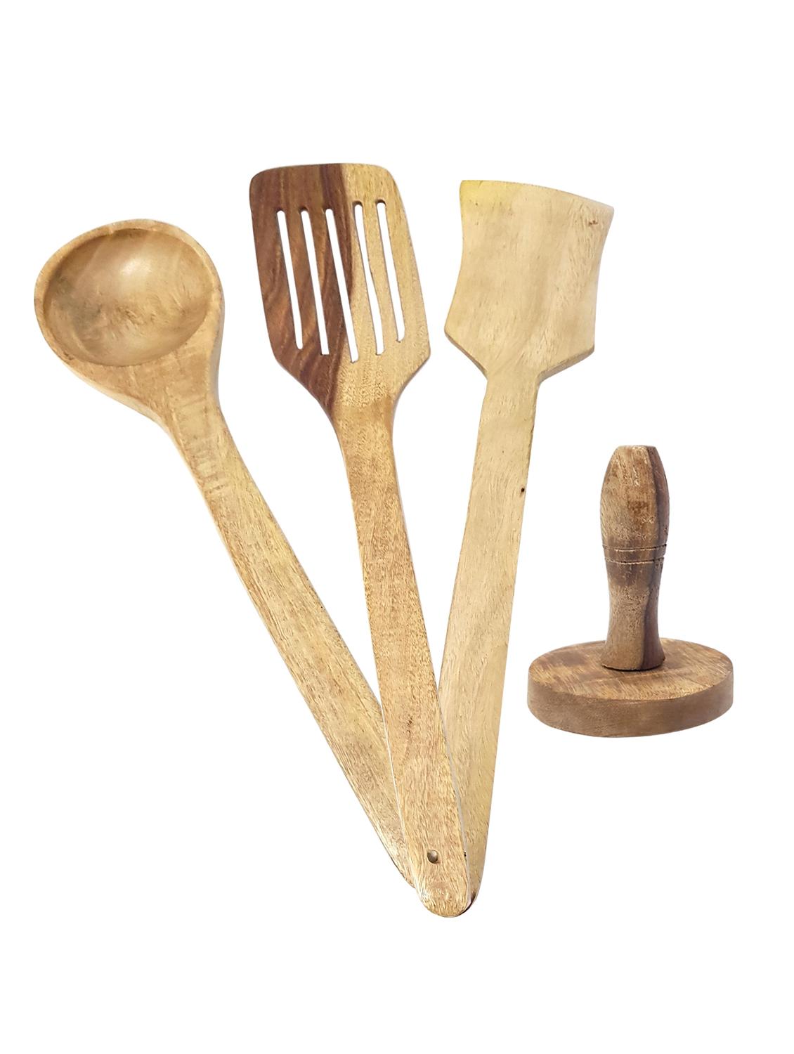 buzykart® wooden tools of kitchen (set of 4) - 18219046 - Zoom Image - 3