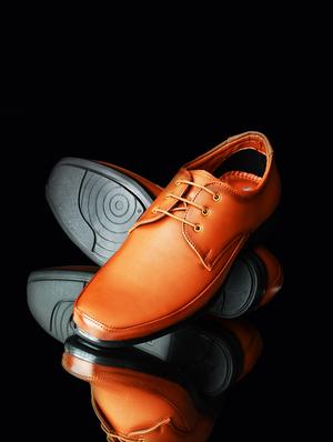 tan leatherette laceup oxfords - 18219112 - Standard Image - 2