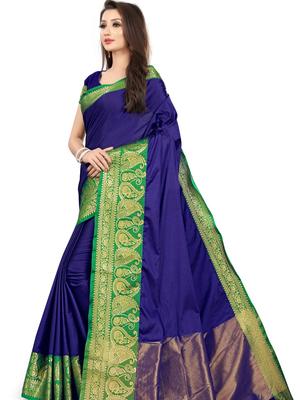 umanta women's pure silk fancy sarees with blouse piece - 18219199 - Standard Image - 2