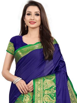 umanta women's pure silk fancy sarees with blouse piece - 18219199 - Standard Image - 4