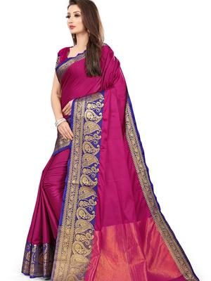 umanta women's pure silk fancy sarees with blouse piece - 18219205 - Standard Image - 2