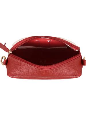 red leatherette (pu) structured sling bag - 18219515 - Standard Image - 3