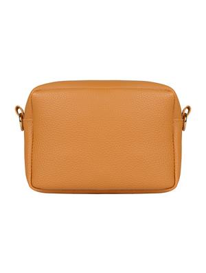 yellow leatherette (pu) structured sling bag - 18219526 - Standard Image - 2