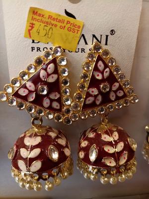 party wear earrings - 18219609 - Standard Image - 2