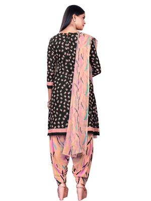 multi colored crepe suit combos unstitched - 18219914 - Standard Image - 5