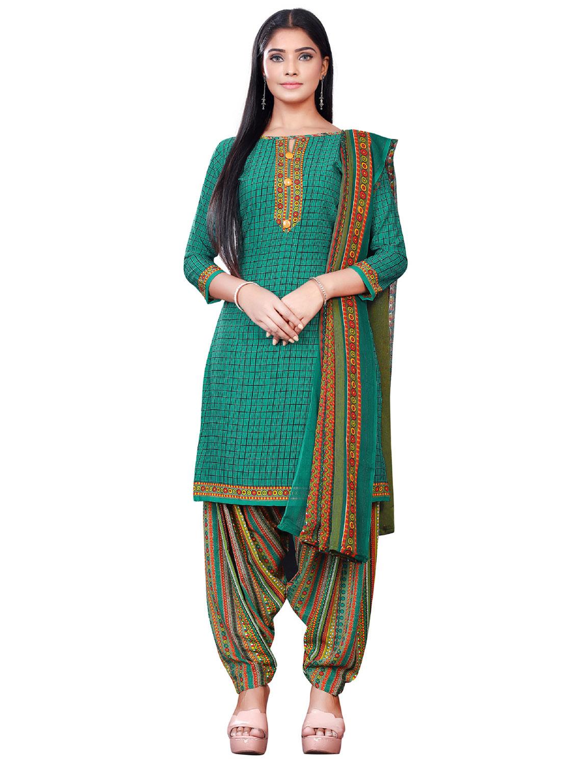 multi colored crepe suit combos unstitched - 18219914 - Zoom Image - 2