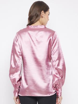 bishop sleeved solid top - 18220425 - Standard Image - 3