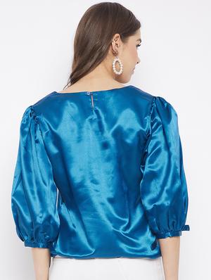 square neck solid top - 18220434 - Standard Image - 3