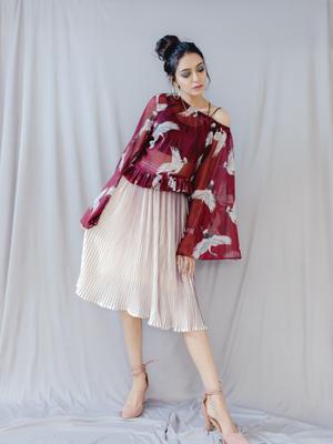 beautiful flamingo printed one sided of - 18220821 - Standard Image - 2