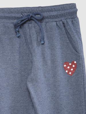 blue solid jogger trouser - 18221869 - Standard Image - 3