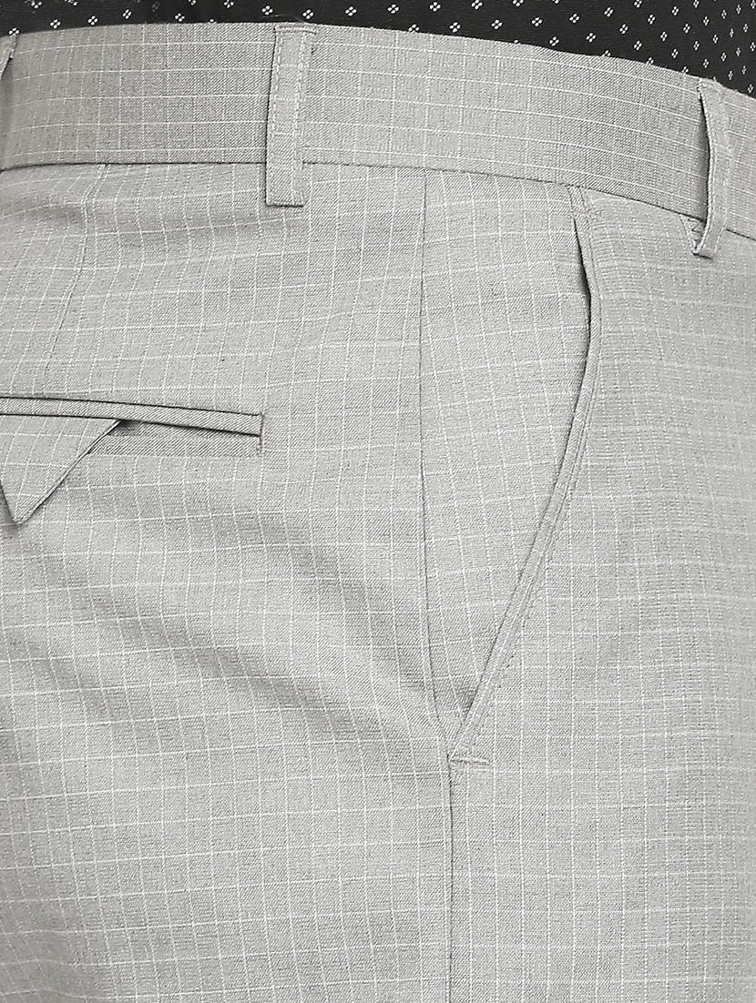 grey checkered formal trouser - 18224238 - Zoom Image - 5