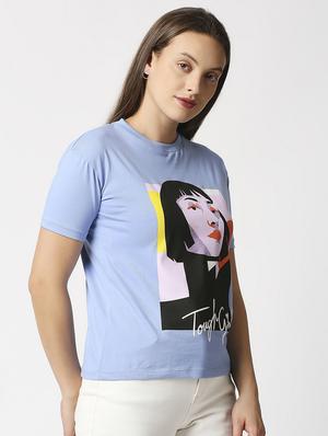blue cotton regular top - 18224382 - Standard Image - 2