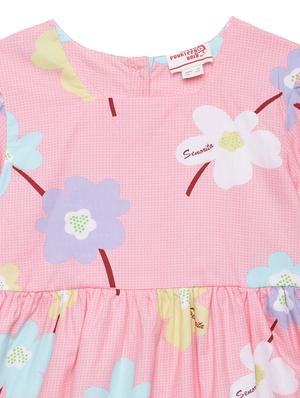 pink floral frock - 18224432 - Standard Image - 4