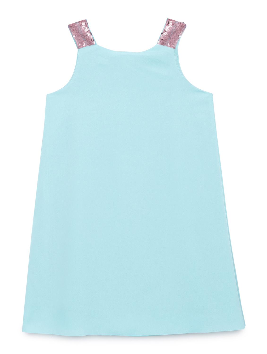 blue solid frock - 18224440 - Zoom Image - 2