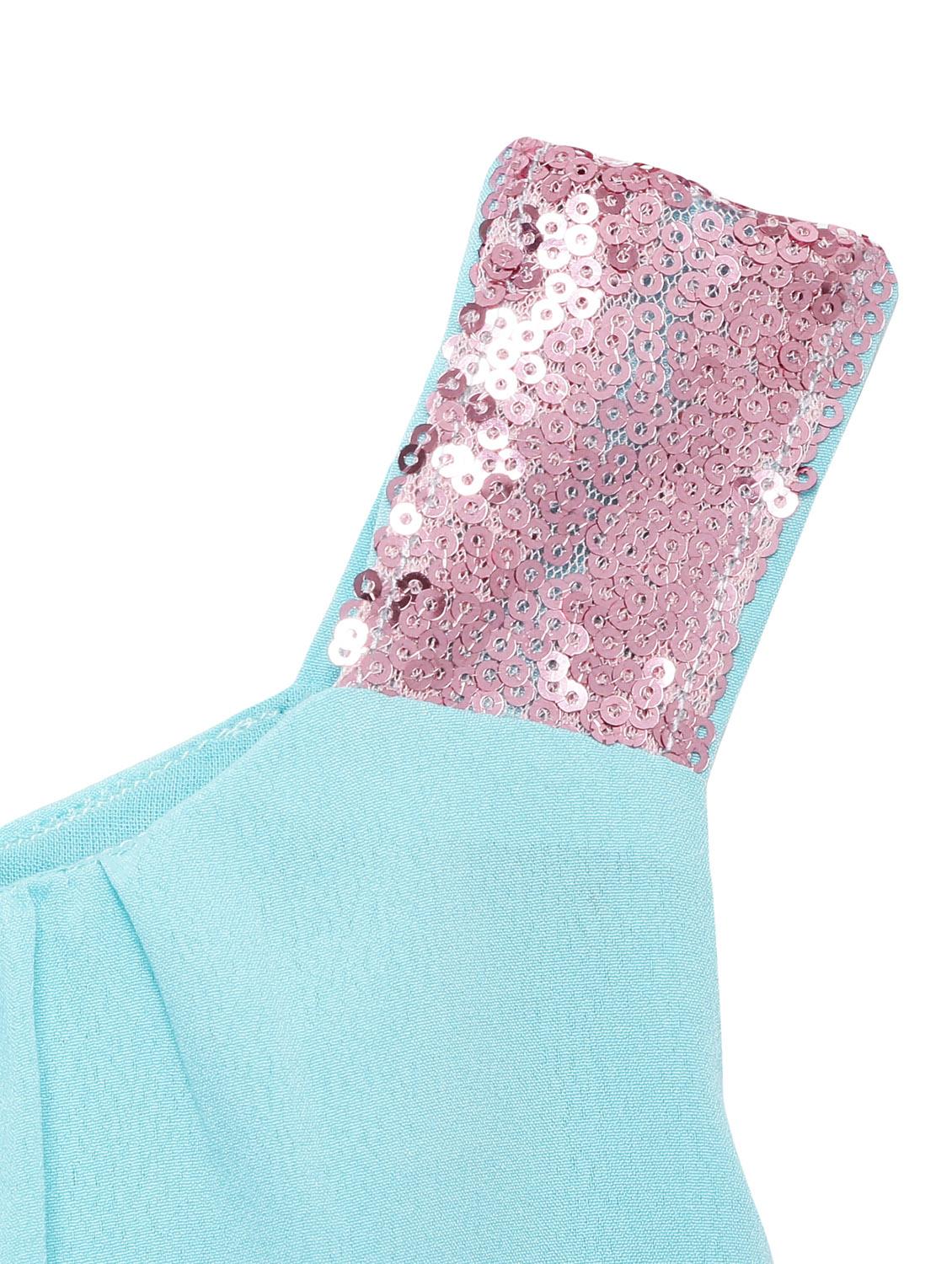 blue solid frock - 18224440 - Zoom Image - 3