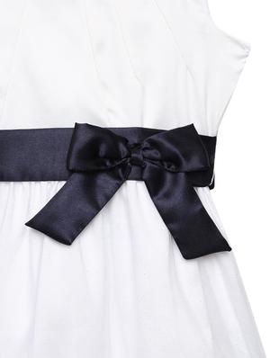 white solid frock - 18224441 - Standard Image - 3