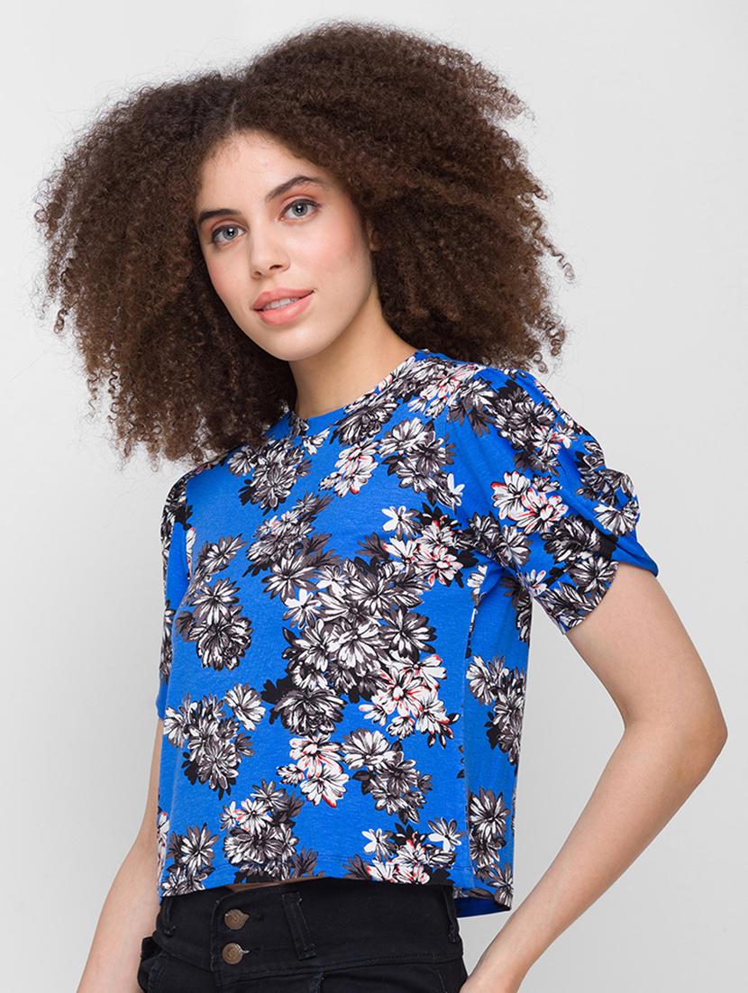 blue printed regular top - 18224581 - Zoom Image - 2